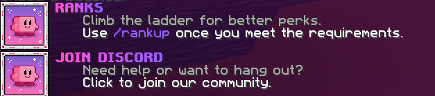 New in-game announcement design