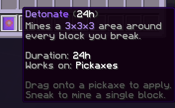 Detonate enchantment book
