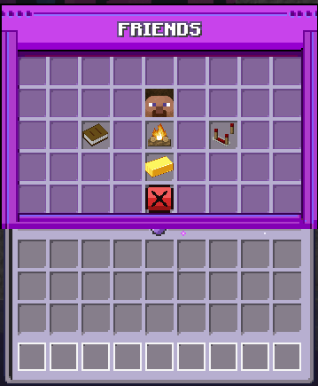 Friends menu