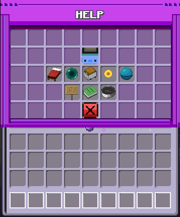 Help menu