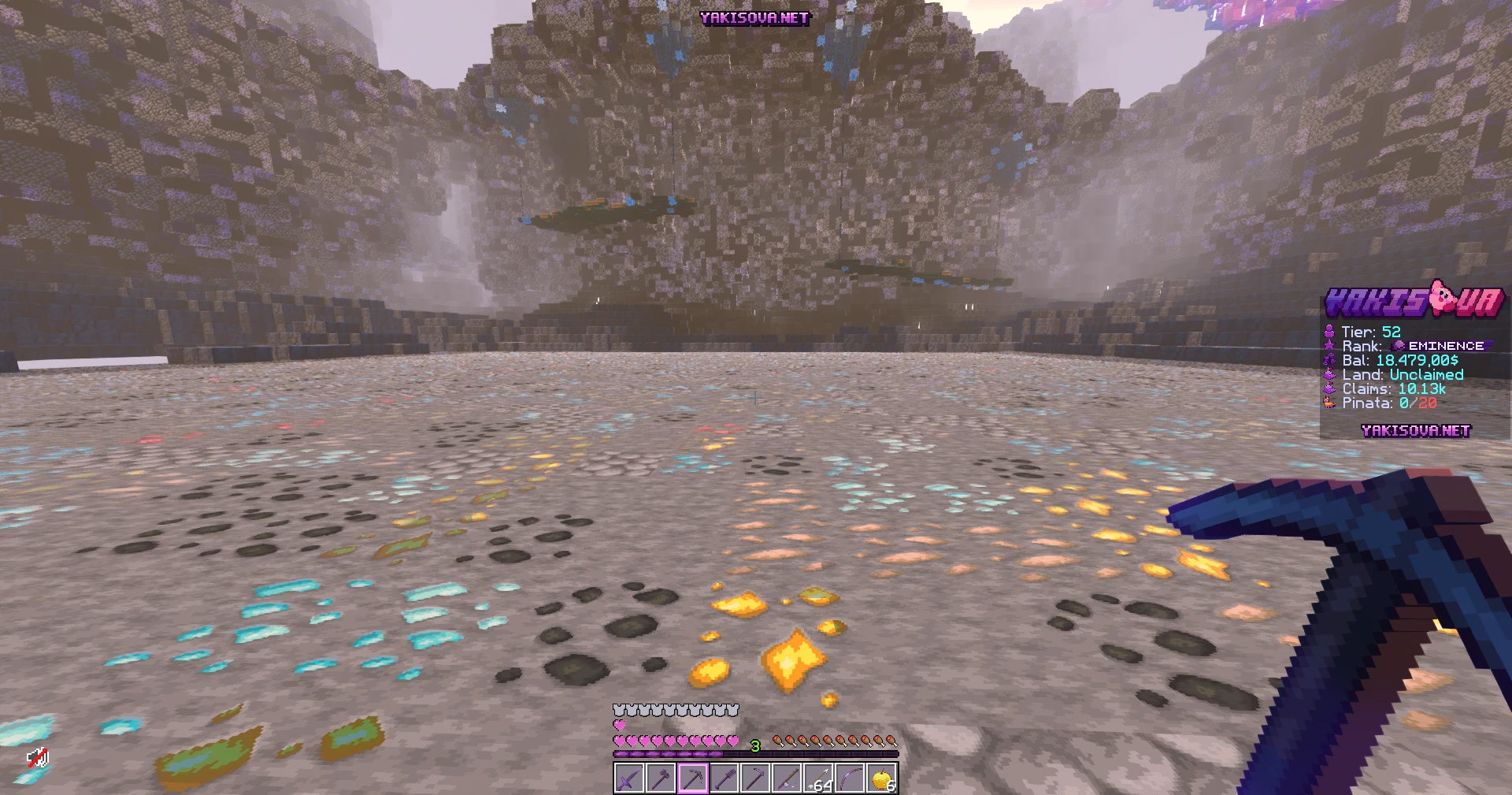 The new mine area