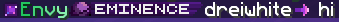 The Envy tag shown in chat